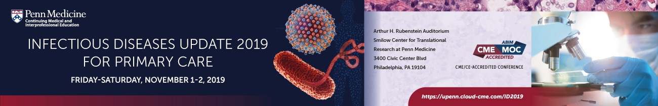Infectious Diseases Update 2019 for Primary Care Banner
